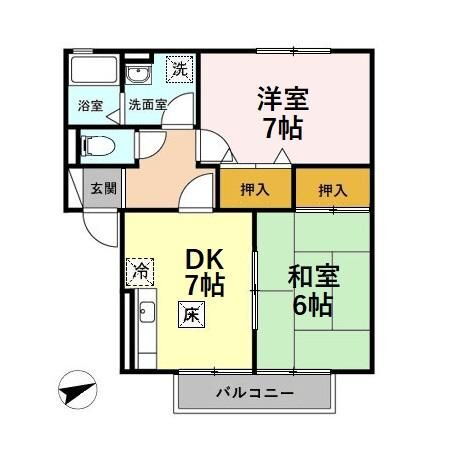 新潟県長岡市古正寺３ 長岡駅 2DK アパート 賃貸物件詳細