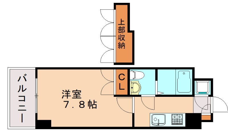 福岡県福岡市博多区博多駅南２ 博多駅 1K マンション 賃貸物件詳細