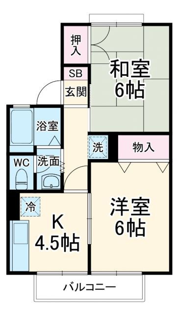 千葉県野田市岩名１ 川間駅 2K アパート 賃貸物件詳細