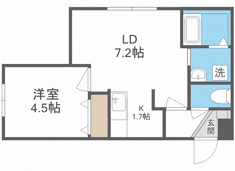 北海道札幌市厚別区厚別中央一条２ ひばりが丘駅 1LDK マンション 賃貸物件詳細