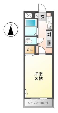 愛知県一宮市花池１ 妙興寺駅 1K アパート 賃貸物件詳細
