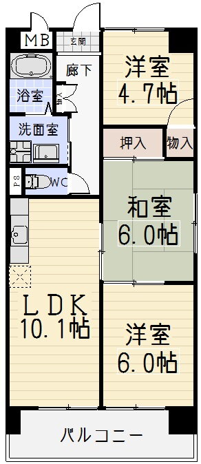 愛知県名古屋市北区如意２ 比良駅 3LDK マンション 賃貸物件詳細