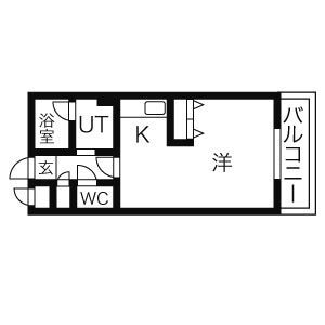 北海道札幌市北区北二十二条西２ 北２４条駅 1K アパート 賃貸物件詳細