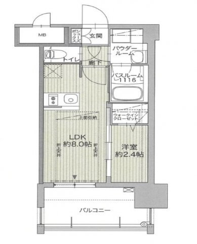 福岡県福岡市博多区石城町 呉服町駅 1LDK マンション 賃貸物件詳細