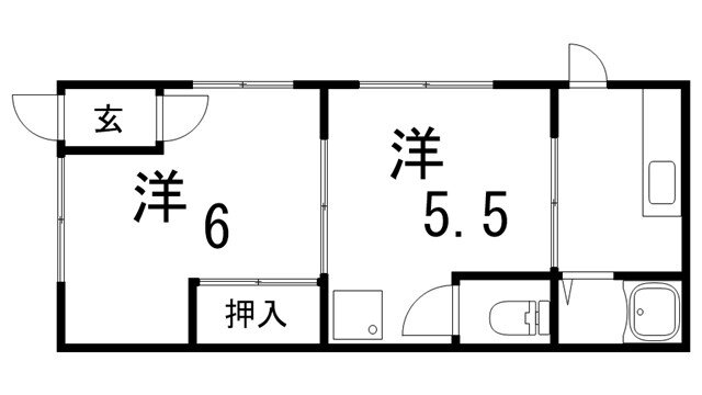 東尻池７丁目貸家 2DK 賃貸物件詳細