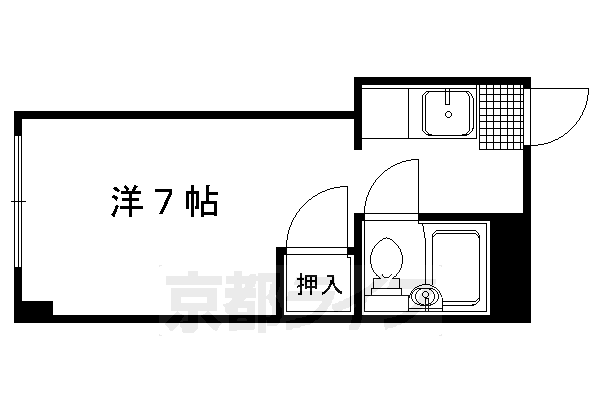 京都府京都市上京区堀川町 円町駅 1K アパート 賃貸物件詳細