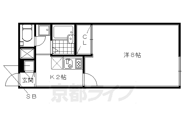 京都府京都市南区久世大築町 桂川駅 1K アパート 賃貸物件詳細