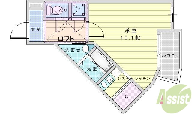 大阪府吹田市垂水町３ 江坂駅 1K マンション 賃貸物件詳細