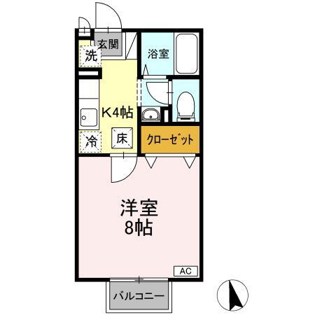 宮城県大崎市古川旭５ 古川駅 1K アパート 賃貸物件詳細