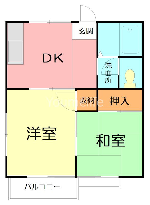 神奈川県藤沢市辻堂新町１ 辻堂駅 2DK アパート 賃貸物件詳細