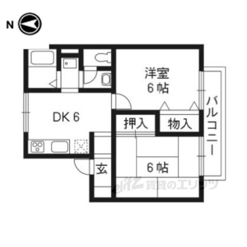 京都府京都市南区久世上久世町 向日町駅 2DK アパート 賃貸物件詳細