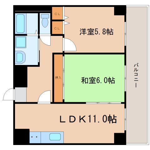 大阪府大阪市西区南堀江１ 四ツ橋駅 2LDK マンション 賃貸物件詳細