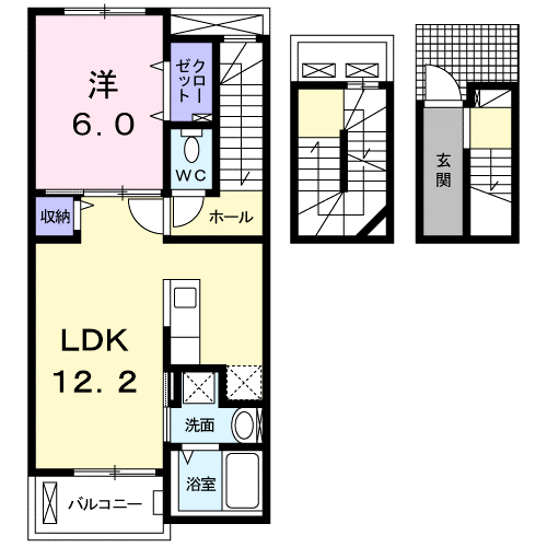 広島県三原市宮浦５ 三原駅 1LDK アパート 賃貸物件詳細