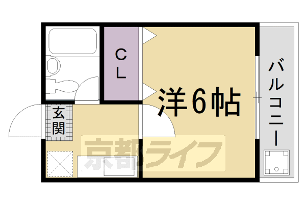 京都府京都市中京区西ノ京南壺井町 円町駅 1K マンション 賃貸物件詳細