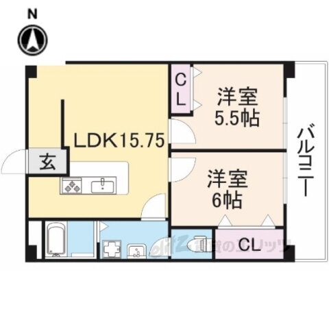 大阪府枚方市渚西１ 御殿山駅 1LDK マンション 賃貸物件詳細