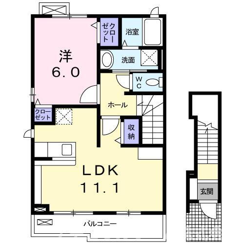 愛知県豊橋市小松町 愛知大学前駅 1LDK アパート 賃貸物件詳細