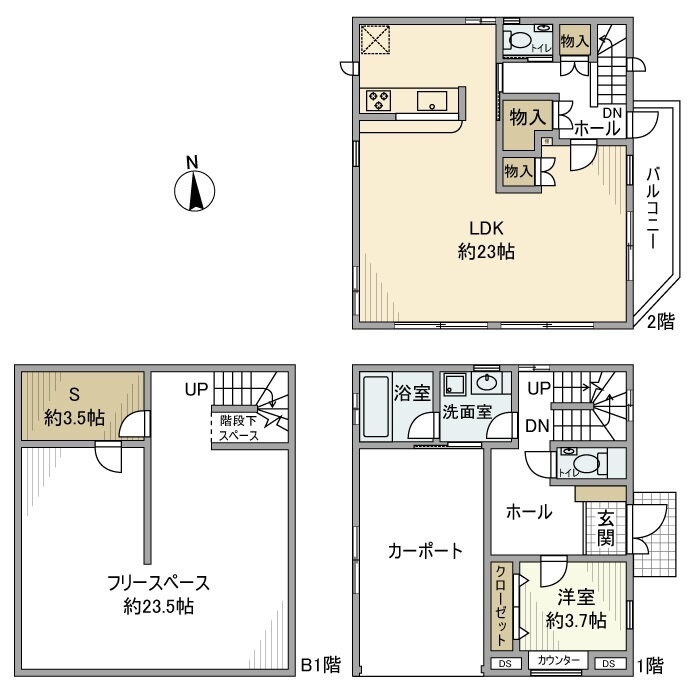 東京都世田谷区奥沢２ 奥沢駅 1SLDK 一戸建て 賃貸物件詳細