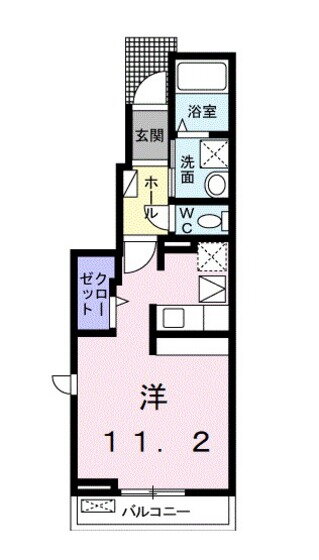 岡山県岡山市南区洲崎３ ワンルーム アパート 賃貸物件詳細