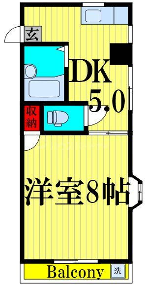 島田マンション 2階 1DK 賃貸物件詳細