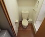 レオパレス精華 清潔感のあるトイレです。