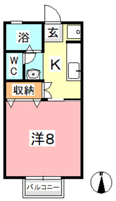 岡山県倉敷市松島 中庄駅 1K アパート 賃貸物件詳細