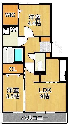 福岡県北九州市小倉南区長尾５ 徳力嵐山口駅 2LDK アパート 賃貸物件詳細