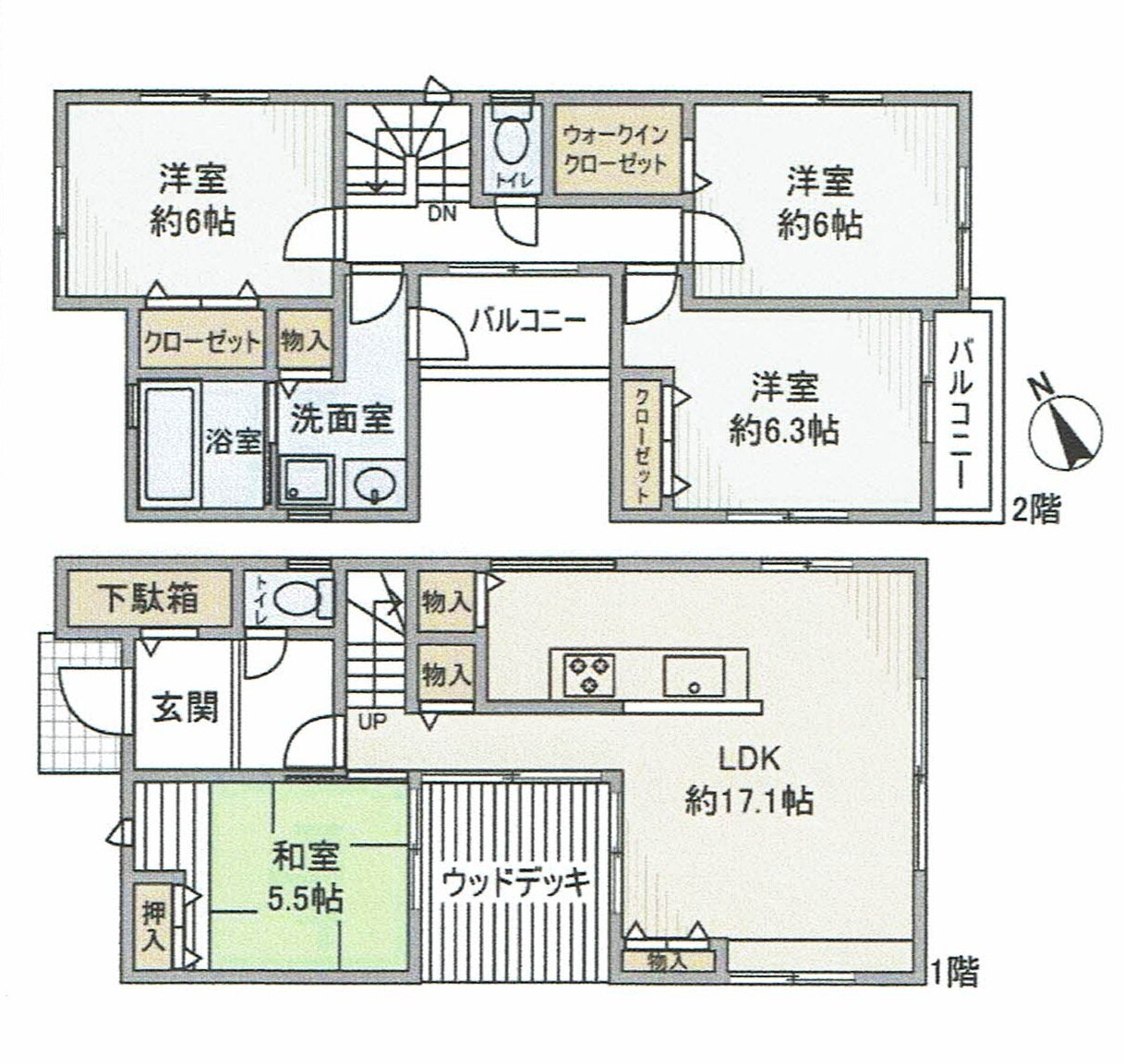 東希望が丘戸建 4LDK 賃貸物件詳細