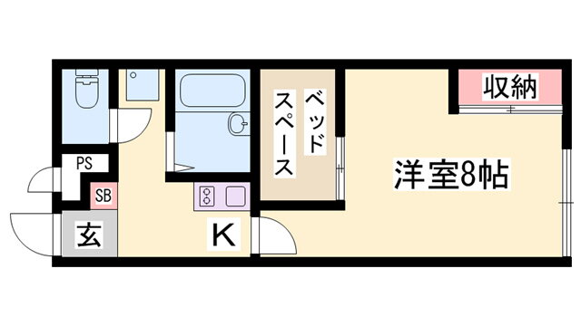 兵庫県姫路市香寺町犬飼 香呂駅 1K アパート 賃貸物件詳細