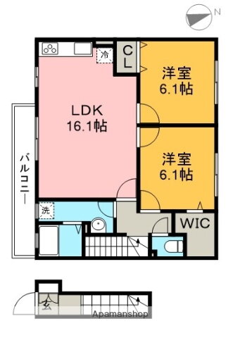 高知県高知市大津乙 舟戸駅 2LDK アパート 賃貸物件詳細