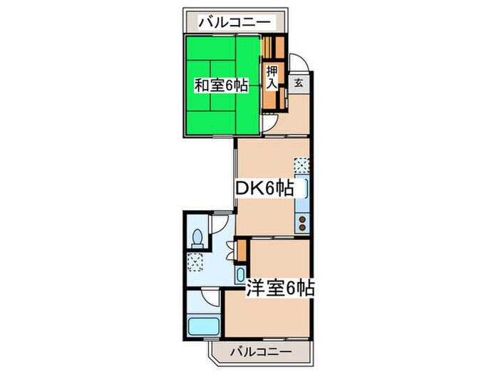 東京都調布市深大寺北町１ 調布駅 2DK マンション 賃貸物件詳細