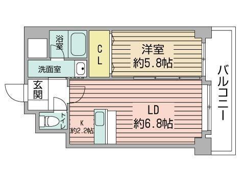 プライムアーバン北３条通 2階 1LDK 賃貸物件詳細