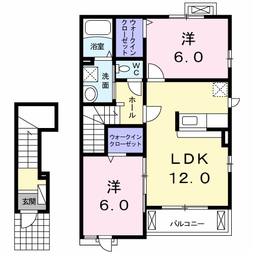 熊本県合志市須屋 黒石駅 2LDK アパート 賃貸物件詳細