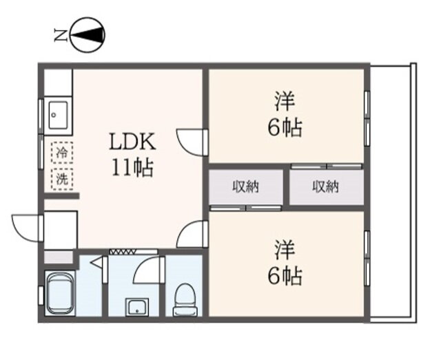 第１６号島田マンション 1階 2LDK 賃貸物件詳細