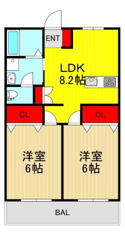 埼玉県蕨市塚越６ 蕨駅 2LDK マンション 賃貸物件詳細