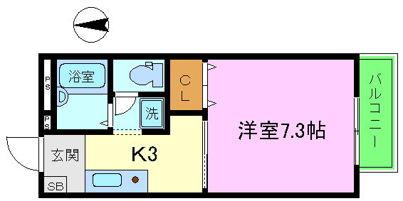 京都府京都市西京区川島尻堀町 桂駅 1K アパート 賃貸物件詳細