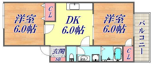 兵庫県神戸市兵庫区馬場町 大倉山駅 2DK アパート 賃貸物件詳細