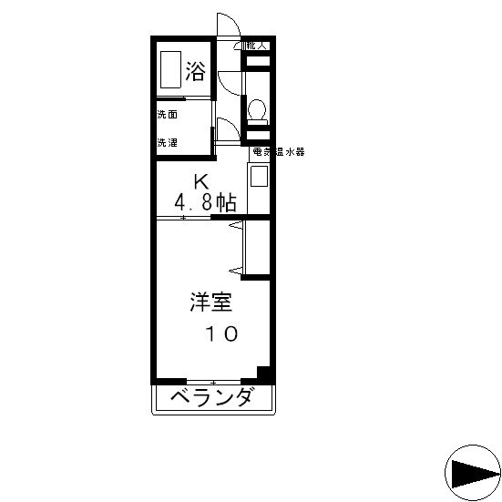 岡山県倉敷市玉島長尾 新倉敷駅 1K マンション 賃貸物件詳細