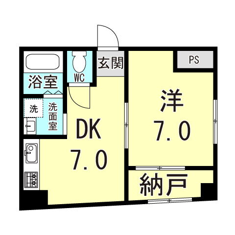 兵庫県神戸市長田区鶯町２ 鵯越駅 1DK マンション 賃貸物件詳細