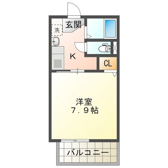 Ｓ・Ｋ菰野 1階 1K 賃貸物件詳細