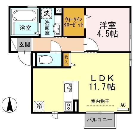 山口県山口市小郡下郷 新山口駅 1LDK アパート 賃貸物件詳細