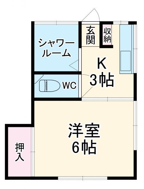 千葉県市川市高谷１ 原木中山駅 1K アパート 賃貸物件詳細