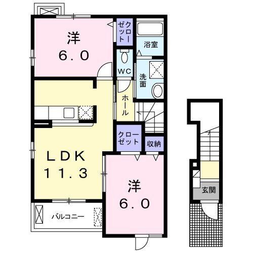 茨城県桜川市富士見台２ 岩瀬駅 2LDK アパート 賃貸物件詳細