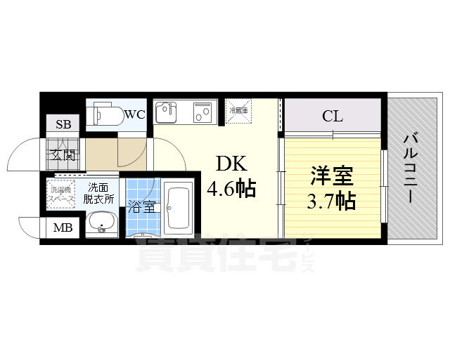 大阪府大阪市東淀川区東中島１ 新大阪駅 1DK マンション 賃貸物件詳細