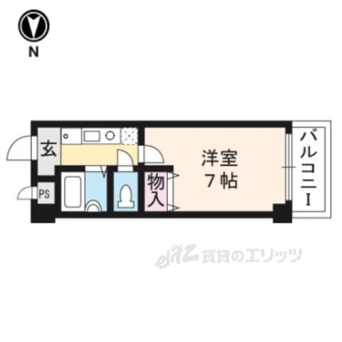 京都府京都市伏見区東町 桃山御陵前駅 1K マンション 賃貸物件詳細