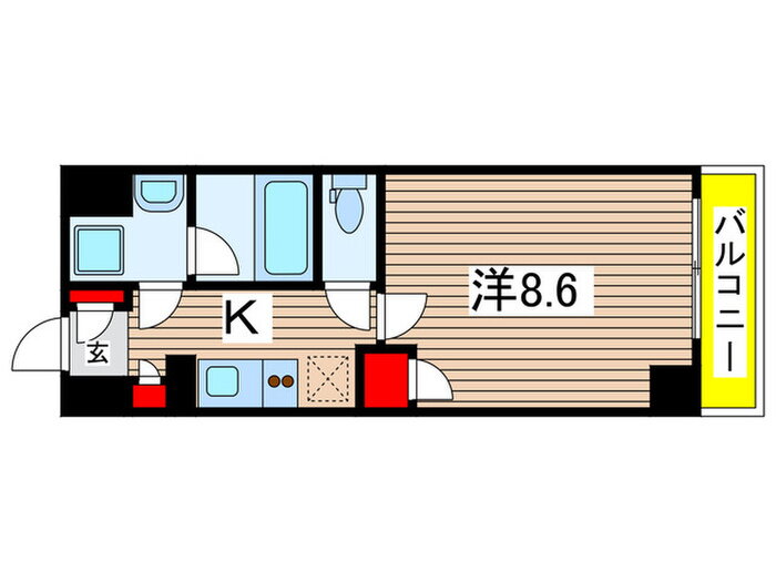 千葉県千葉市中央区問屋町 千葉みなと駅 1K マンション 賃貸物件詳細