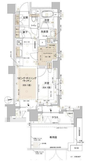 東京都中野区東中野１ 東中野駅 1LDK マンション 賃貸物件詳細