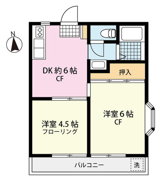 神奈川県横浜市栄区桂町 本郷台駅 2DK マンション 賃貸物件詳細