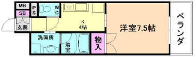 大阪府大阪市福島区大開２ 海老江駅 1K マンション 賃貸物件詳細