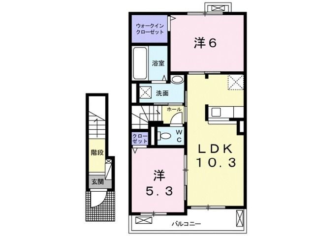 茨城県つくば市谷田部 みどりの駅 2LDK アパート 賃貸物件詳細