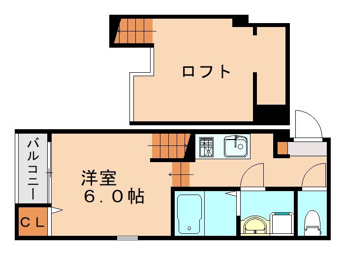 福岡県福岡市博多区諸岡４ 笹原駅 1K アパート 賃貸物件詳細